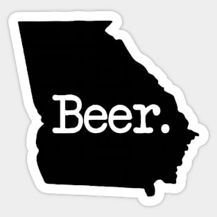 Georgia Beer GA Sticker